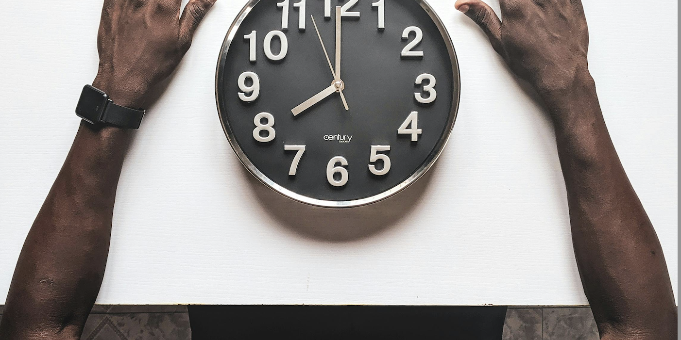 man watching the clock | stock market and the election